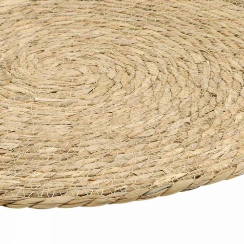 Floristik24 Tapete de mesa redondo Ø40cm de ervas marinhas para decoração de mesa natural