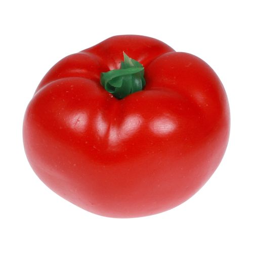 Floristik24 Chupetas artificiais de comida vermelha com decoração de tomate 8cm