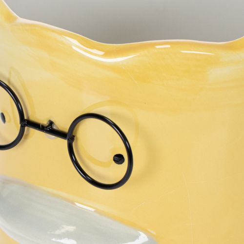 Itens Vaso decorativo cilíndrico em cerâmica em formato de pato para uma casa elegante, 13 cm, conjunto de 2 peças.