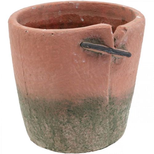 Itens Vaso de flores de concreto vaso de terracota Ø18cm A17cm