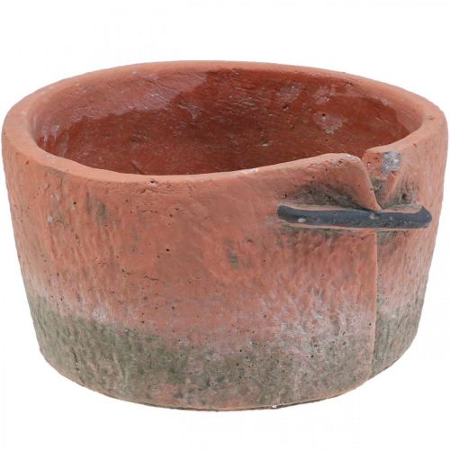 Vaso de flor de concreto cachepot vaso de terracota Ø18.5cm A10.5cm