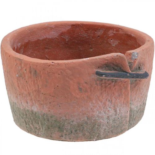 Itens Vaso de flor de concreto cachepot vaso de terracota Ø18.5cm A10.5cm