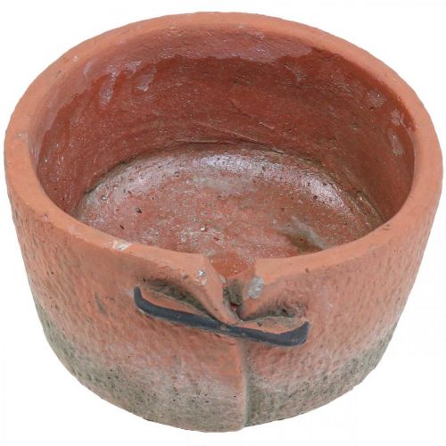 Vaso de flor de concreto cachepot vaso de terracota Ø18.5cm A10.5cm