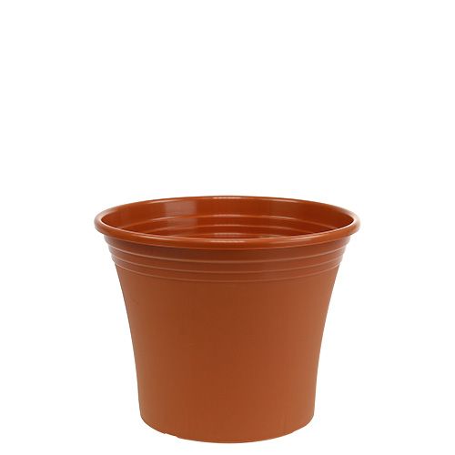 Floristik24 Pote “Irys” plástico terracota Ø15cm Alt.13cm, 1ud