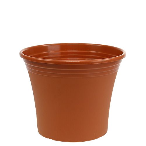 Floristik24 Pote “Irys” plástico terracota Ø22cm Alt.18cm, 1ud