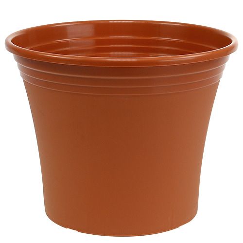 Itens Pote “Irys” plástico terracota Ø43cm Alt.35cm 1ud