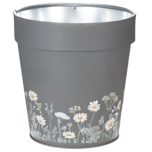 Vaso de flores com estampa floral para decoração moderna de casa e varanda de verão, 13 cm, conjunto de 4 peças