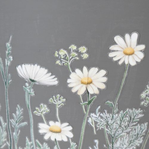 Itens Vaso de flores com estampa floral para decoração moderna de casa e varanda de verão, 13 cm, conjunto de 4 peças