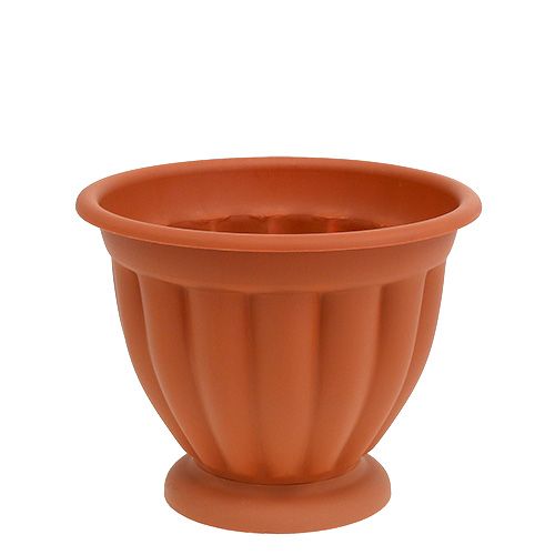 Floristik24 Vaso com pé de plástico Ø15cm H13cm