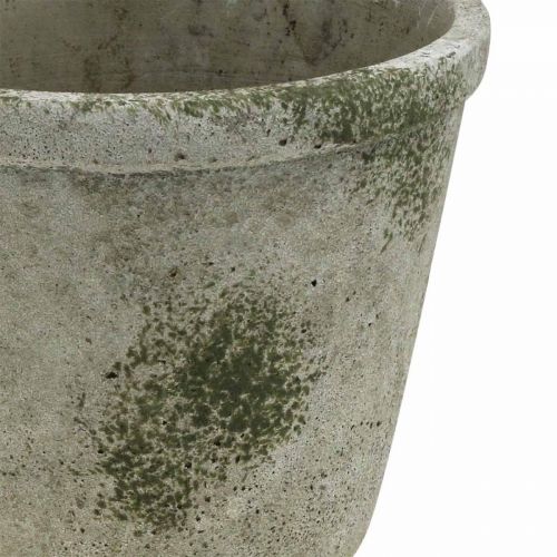 Floristik24 Vaso de flores antigo com pátina Ø20.5cm H16cm