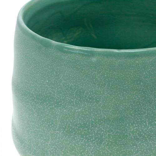 Itens Pote de cerâmica, tigela de planta, vaso de cerâmica ondulado Ø16cm 2pcs