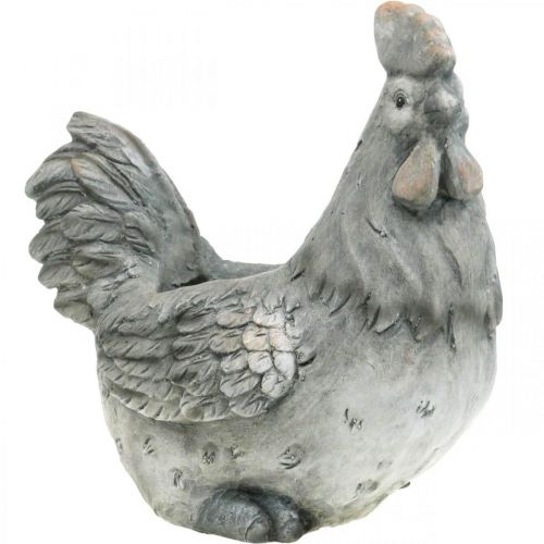 Frango para plantar, decoração de páscoa, vaso de plantas, primavera, aparência de concreto de frango decorativo H30cm