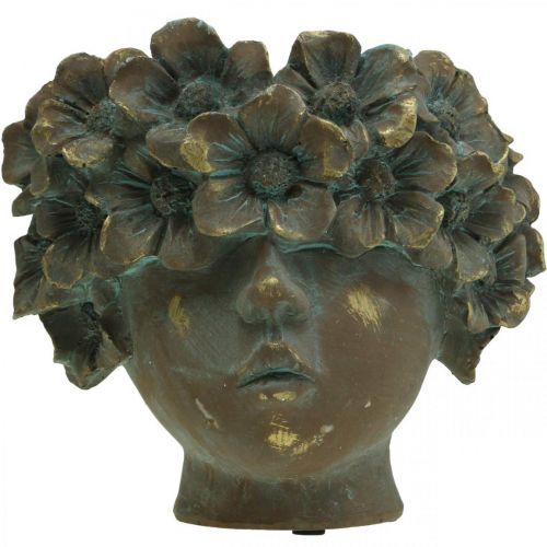 Floristik24 Vaso busto vaso de flor menina com rosto Alt 19cm