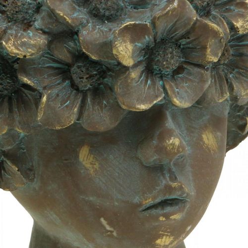 Floristik24 Vaso busto vaso de flor menina com rosto Alt 19cm