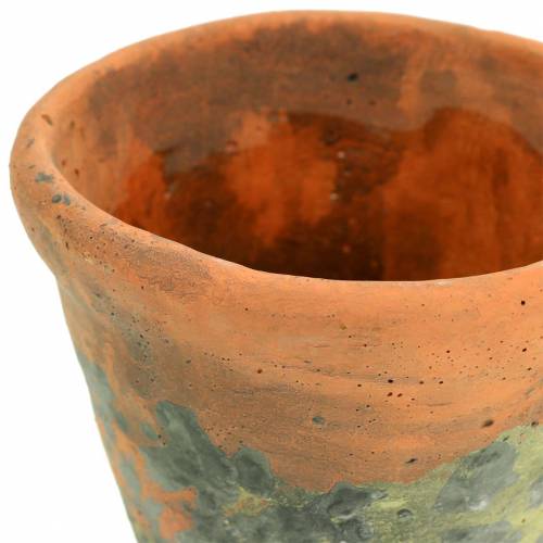 Itens Vaso de planta cachepot vintage argila natural Ø11.5cm H9cm 3pcs