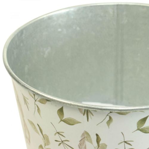 Floristik24 Coelhinho Cachepot de Páscoa de metal Ø15.5cm Alt.15cm