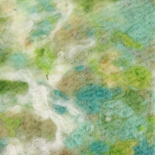Itens Fita de pote, decoração de primavera, fita de feltro verde, azul, branco manchado 15cm 5m