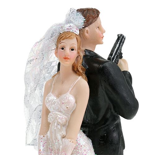 Itens Figura de bolo casal nupcial 15,5 cm