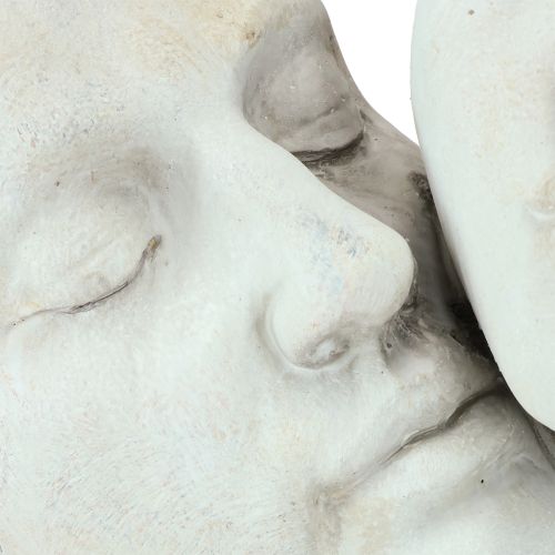 Itens Busto de casal sonhador em pedra fundida, amantes, altura 29,5 cm