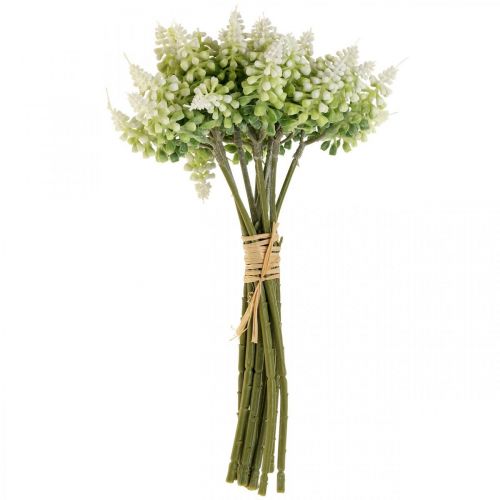 Itens Jacinto de uva jacinto artificial branco 28 cm 12 unidades em cacho