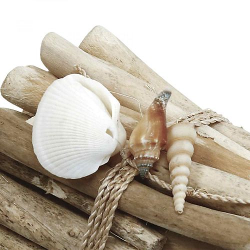Floristik24 Varas de madeira decorativas de madeira flutuante natureza L15cm