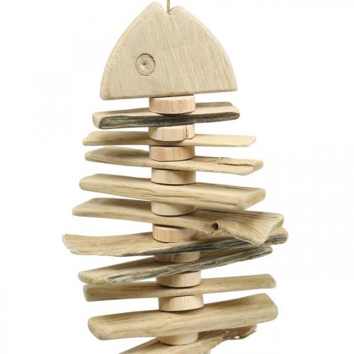Floristik24 Natureza de troncos de peixe Deco, decoração de verão para pendurar marítimo L59cm