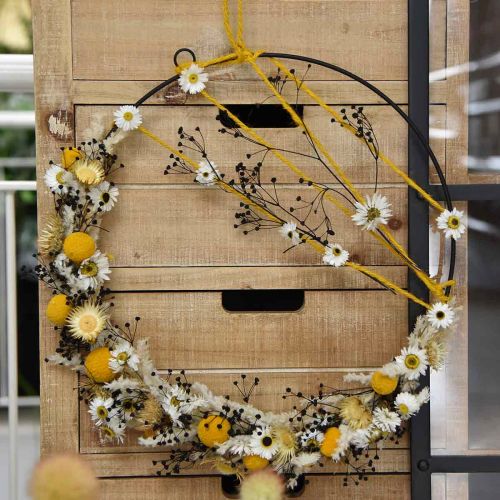 Itens Massasa Flor Seca Decoração Natural Preta 50-55cm Bando de 10 un