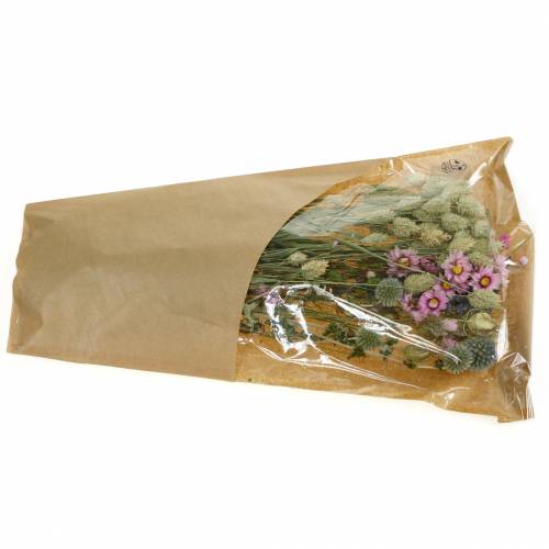 Floristik24 Buquê de capim selvagem com flores de palha flores secas 70g