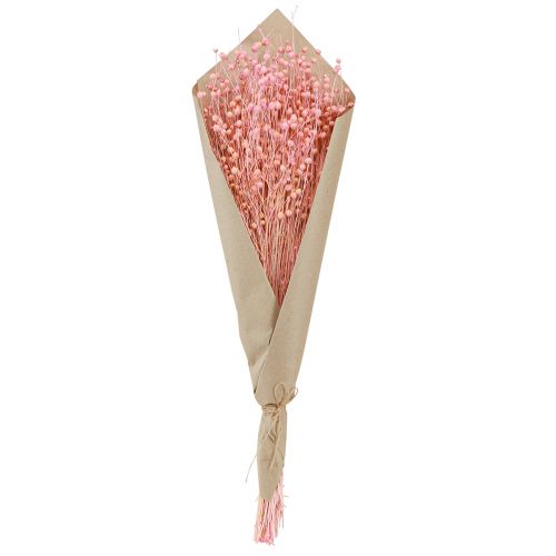 Itens Grama Seca Linho Seco Rosa Claro Alt.50–55cm 80g