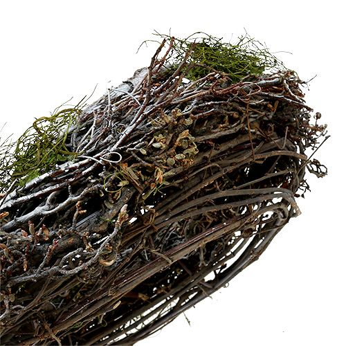 Floristik24 Guirlanda de porta com musgo Ø28cm cinza, verde