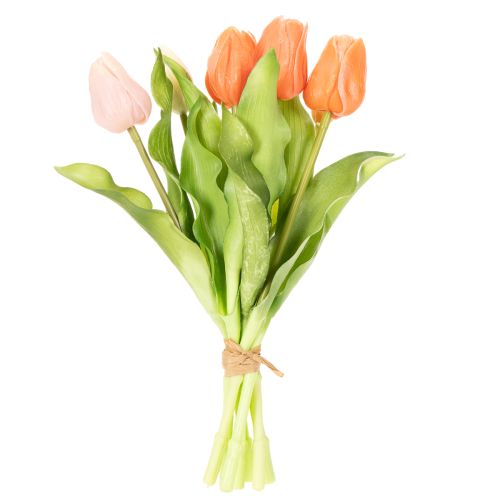 Itens Tulipas artificiais para decoração de primavera, sala de estar e cozinha, com aparência realista, 30 cm, 7 peças.