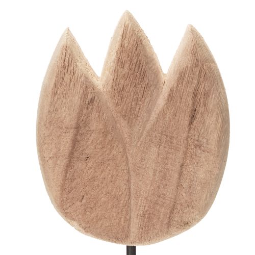 Itens Tulipa como objeto decorativo sobre suporte, para um design de interiores elegante e atemporal, 33,5 cm