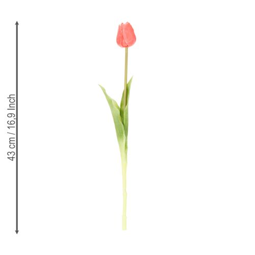 Itens Buquê de tulipas artificiais, colorido, decoração realista, alta qualidade para casa, 43 cm, 7 peças.