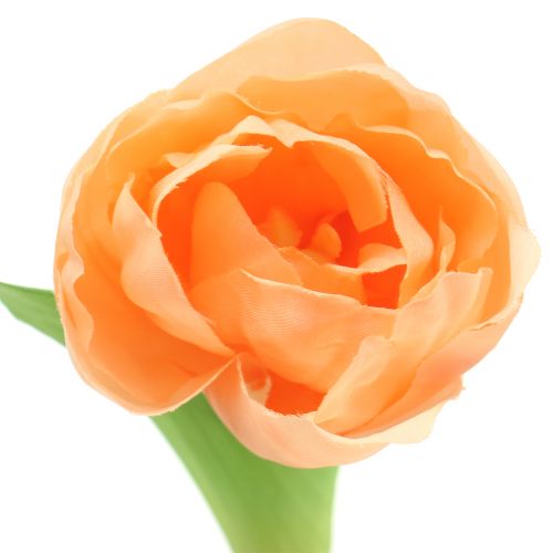 Floristik24 Tulipa pêssego artificial 26.5cm 5pcs