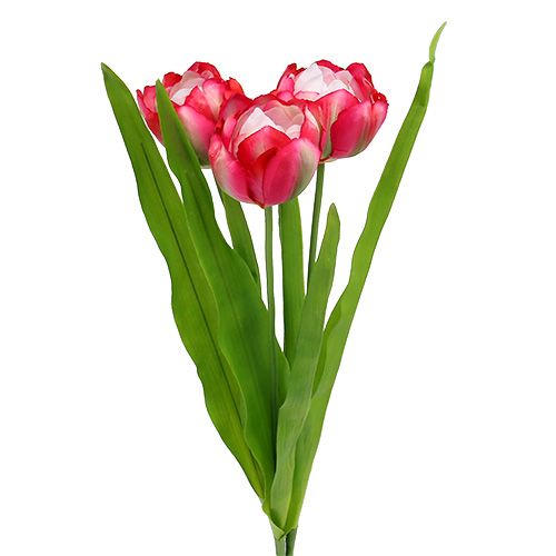 Floristik24 Tulipa rosa artificial 60cm 3pcs