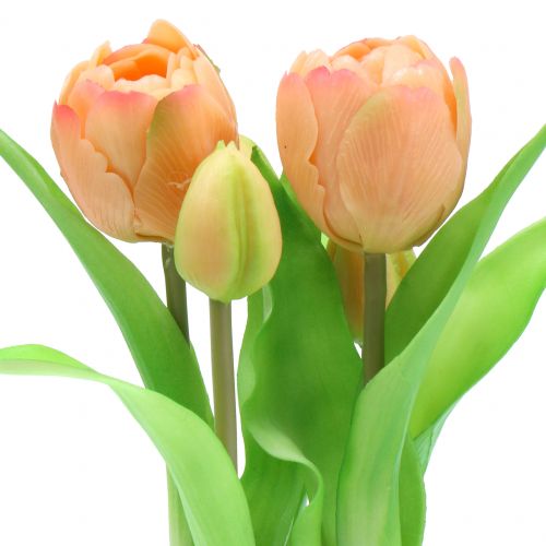 Floristik24 Pêssego Tulip Real-Touch 23cm