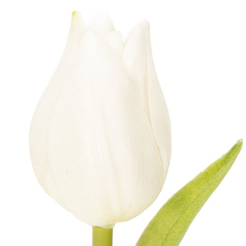 Itens Tulipa artificial, decoração realista, flor de seda durável para casa, 21 cm, 6 peças