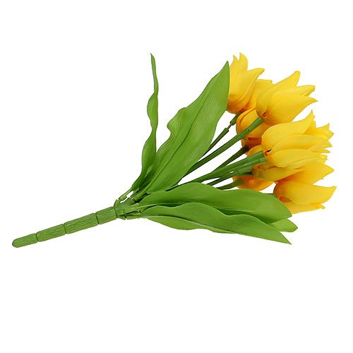 Floristik24 Tulip bush Amarelo H30cm