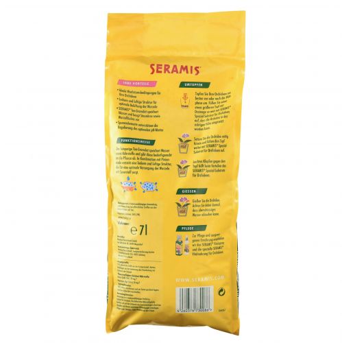 Itens Substrato especial Seramis® para orquídeas 7l