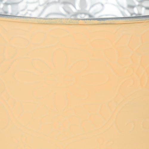 Itens Vaso de metal, laranja pastel, Ø16cm A14cm