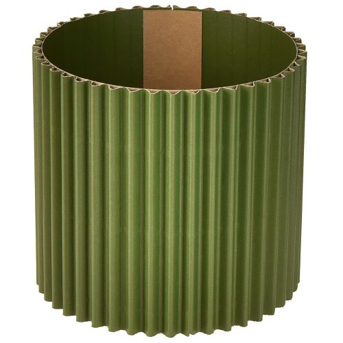 Itens Vaso de papel verde escuro Ø13cm H12cm 4 peças