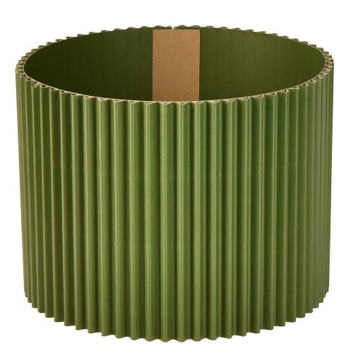 Vaso de papel verde escuro Ø19cm H14cm 3 peças