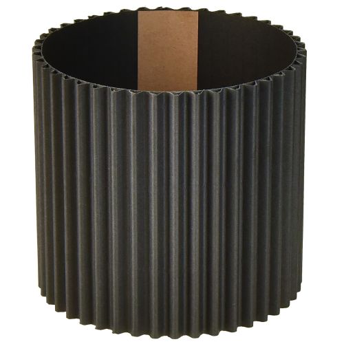 Vaso de papel preto para plantas Ø13cm H12cm 4 peças