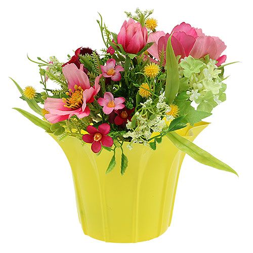 Floristik24 Cachepot de plástico, sortido Ø14cm 10pcs
