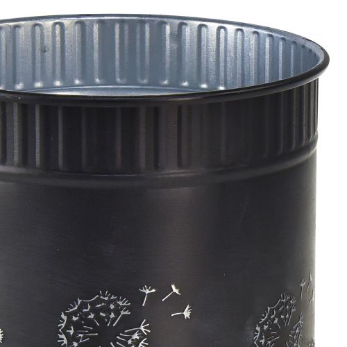 Itens Vaso Dente de Leão Preto Ø15,5cm A15,5cm