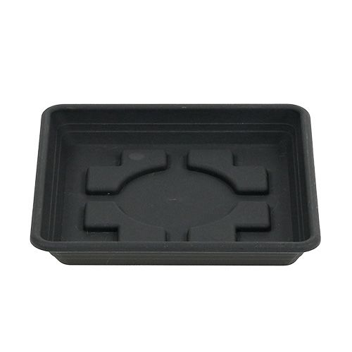 Itens Base para copos Lara quadrada 20cm x 20cm antracite, 1 peça