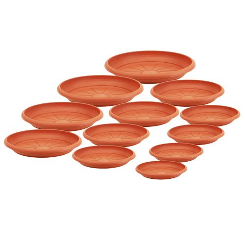 Floristik24 Base para copos “Linda” terracota Ø12cm - 44cm, 1ud