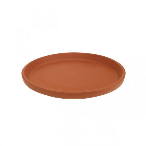 Floristik24 Base para copos, tigela em cerâmica, argila terracota Ø13,5cm