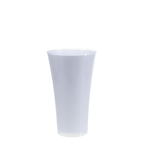 Vaso “Fizzy” Ø13,5cm Alt.20,5cm branco 1ud