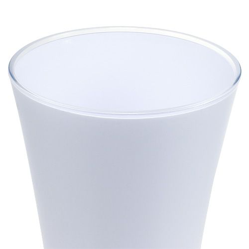 Itens Vaso “Fizzy” Ø13,5cm Alt.20,5cm branco 1ud